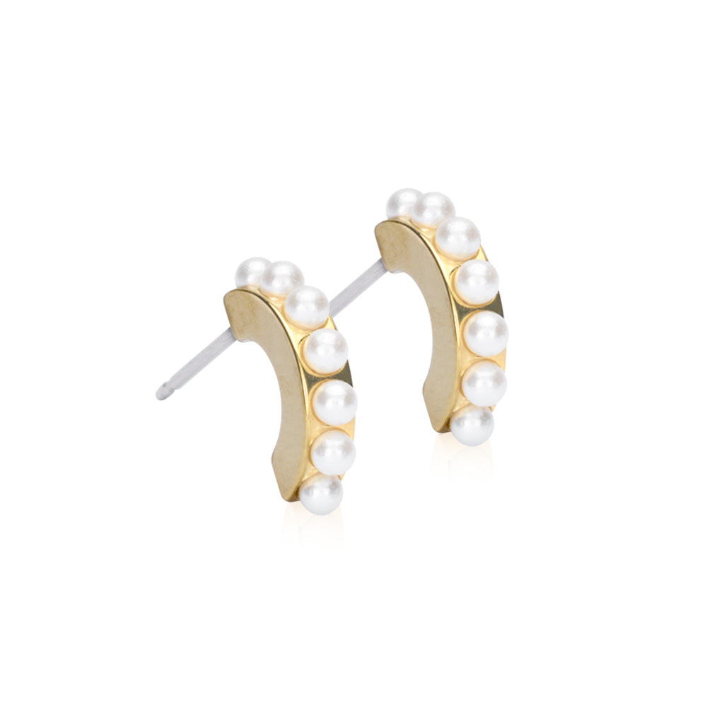 BLOMDAHL - CJ GT Pendant Pearl Curved 10 mm