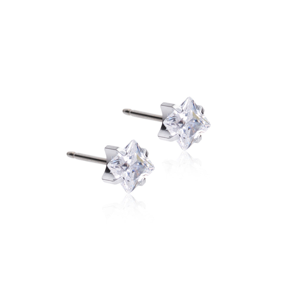 BLOMDAHL - CJ ST Tiffany Edge CZ White 5 mm